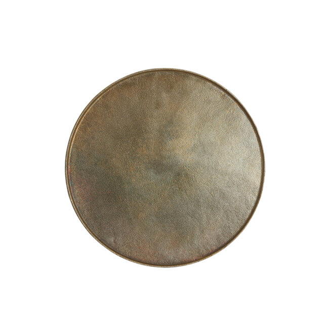 Dienblad Maes ø60x1,5cm antiek brons