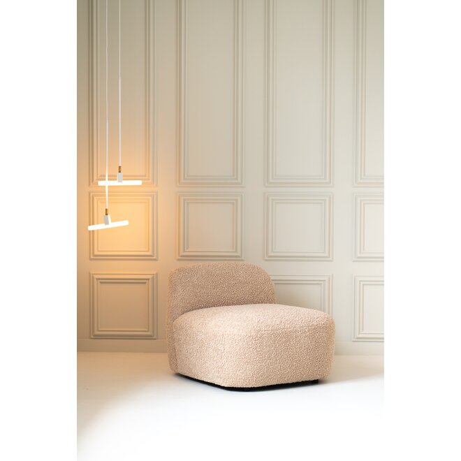 Fauteuil Nao - Teddy Crème