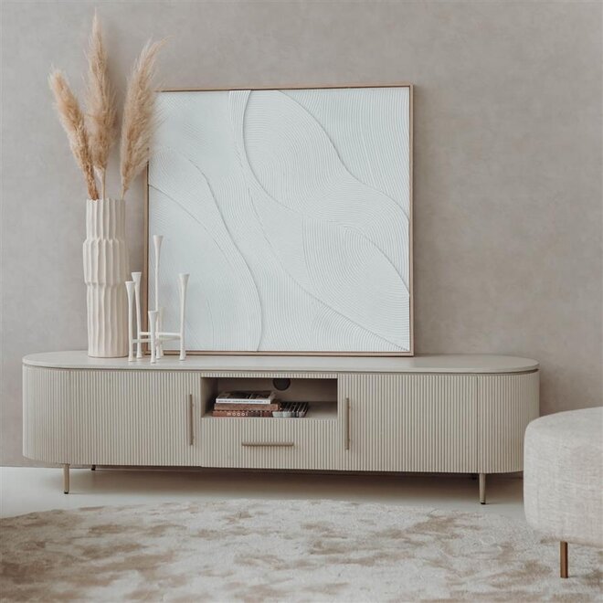 Corbetta TV-meubel - 185x45x45<br />
Stone finish