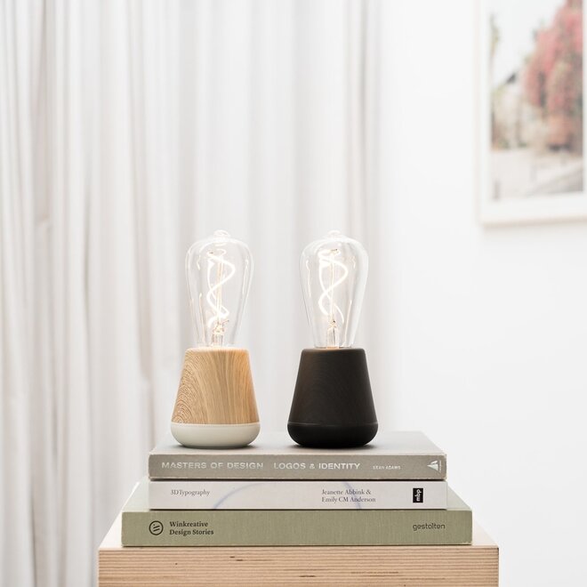 Humble Light  One(oplaadbaar), zwart hout