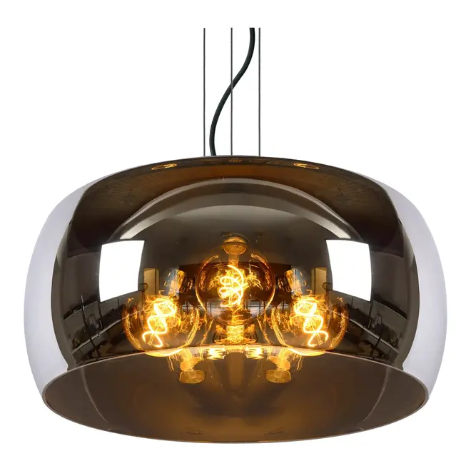 Lucide OLIVIA - Hanglamp - Ø 50 cm - 3xE27 - Fumé - 2e Kansje
