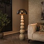 Vloerlamp sphere natural / Natural grey