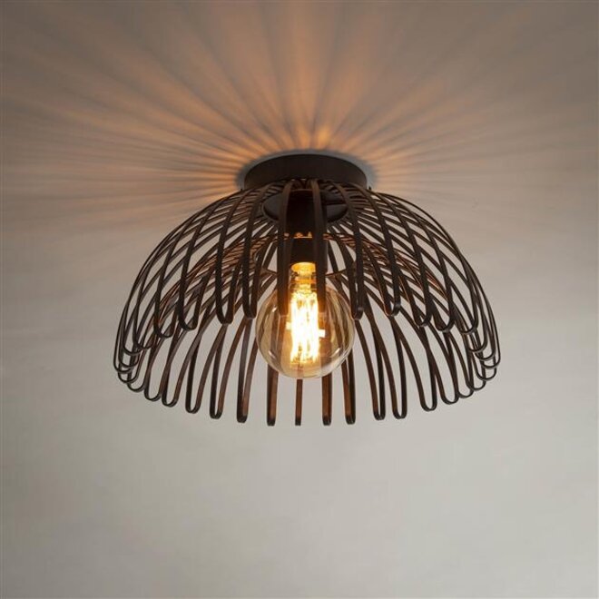 Plafondlamp 1L Bend / Charcoal
