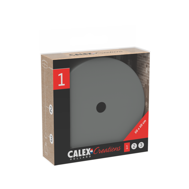 Calex Creations Plafond plaat - Beton - 1 gat