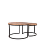 LABEL51 Salontafel Set Double - Rough - Mangohout