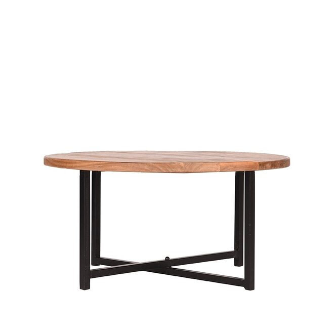 LABEL51 Salontafel Dex - Ruw - Mangohout - Rond - 80 cm