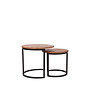 LABEL51 Salontafel Set Duo - Ruw - Mangohout