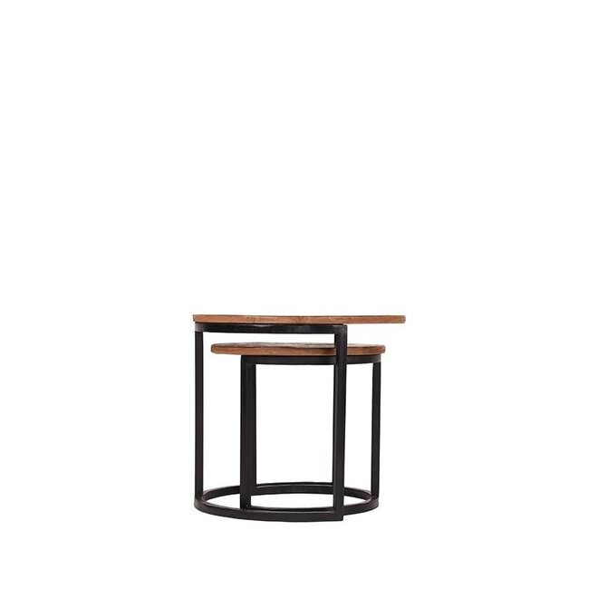 LABEL51 Salontafel Set Duo - Ruw - Mangohout