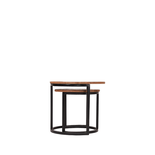 LABEL51 Salontafel Set Duo - Ruw - Mangohout