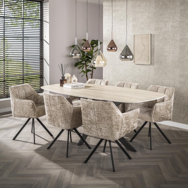 Hanglamp Wings 5-lichts / Zwart