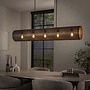 Hanglamp Tubon Mesh 5-lichts / Artic zwart