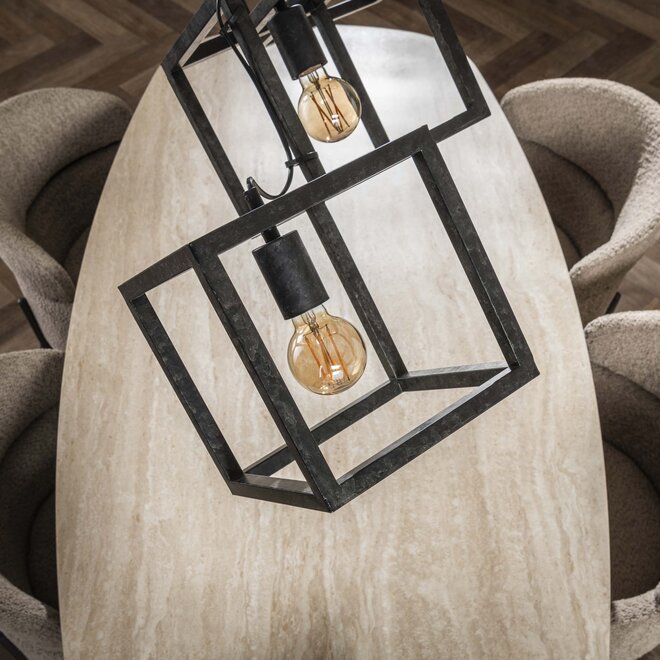 Hanglamp Cube 4-lichts / Charcoal