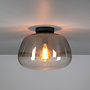 Plafondlamp Pulse Shaded 1-lichts / Smoke grey glas