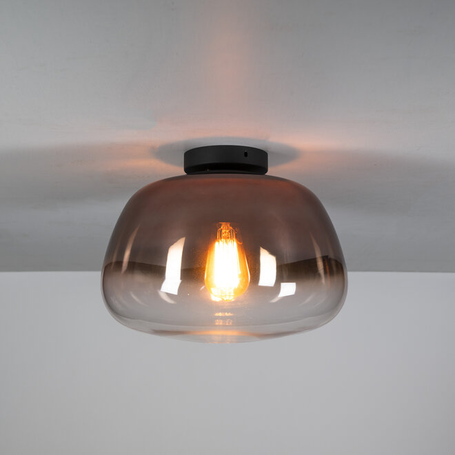 Plafondlamp Pulse Shaded 1-lichts / Koper glas