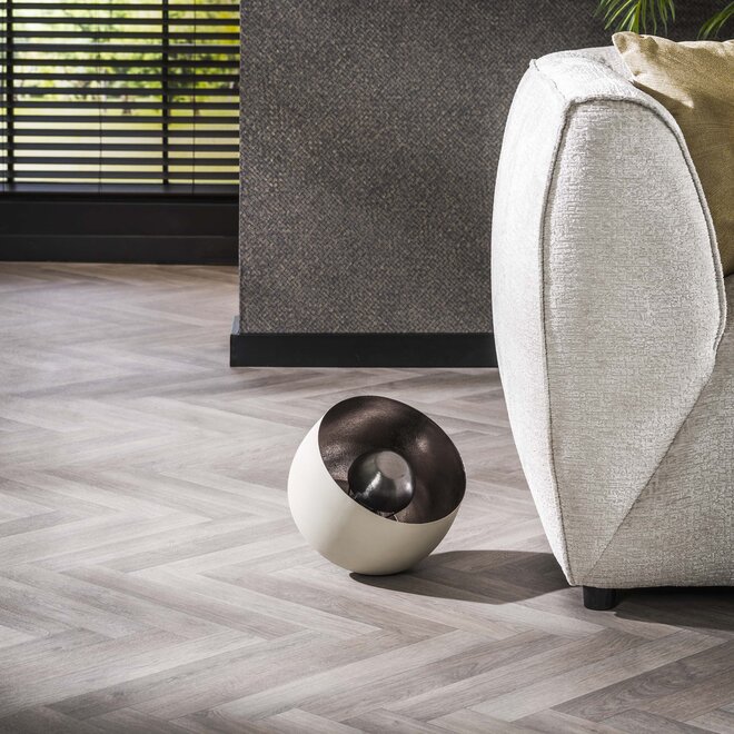 Tafellamp Basket 1-lichts Ø28cm / Mat beige