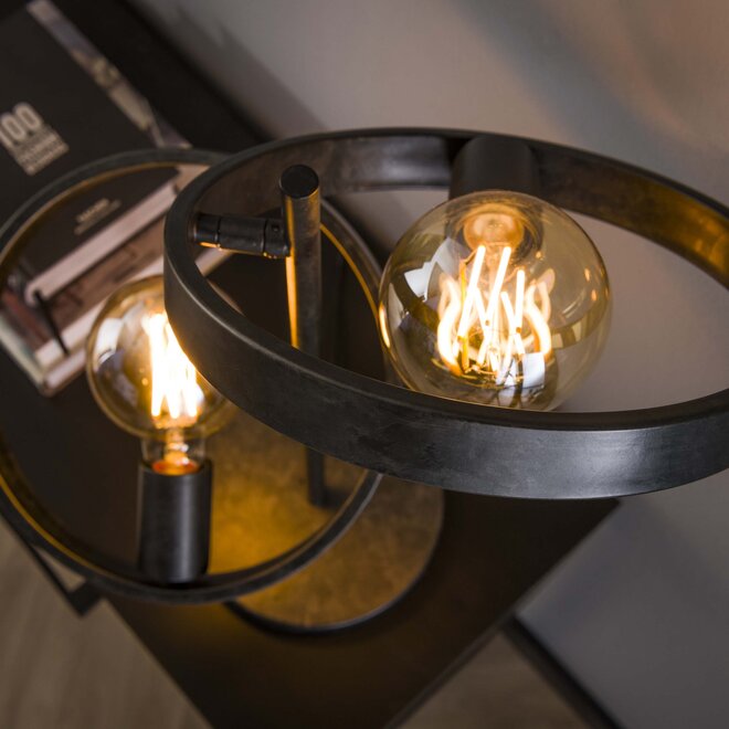 Tafellamp Hover 2-lichts / Charcoal