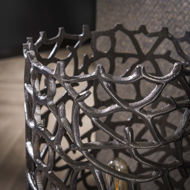 Vloerlamp Weaver 1-lichts / Zwart nikkel