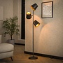 Vloerlamp Kinetic 3-lichts / Charcoal