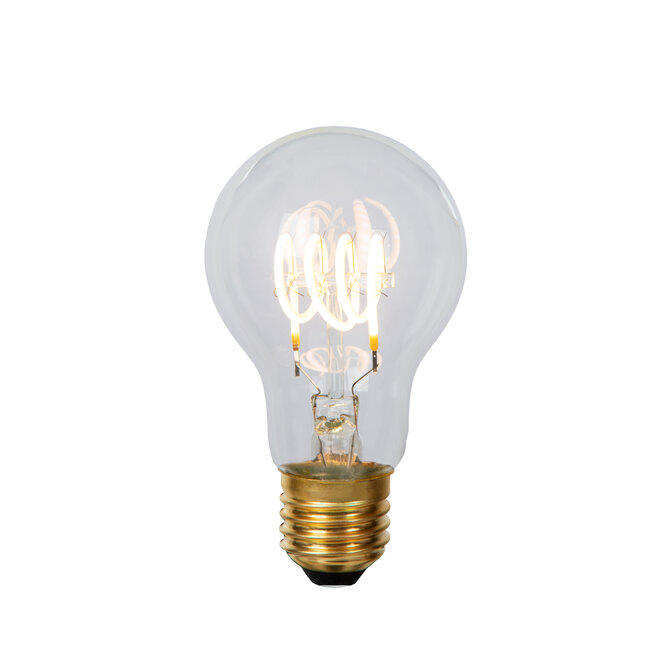 Lucide Lucide A60 - Filament lamp - Ø 6 cm - LED Dimb. - E27 - 1x4,9W 2700K - Transparant