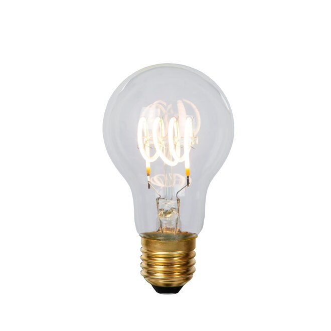 Lucide A60 - Filament lamp - Ø 6 cm - LED Dimb. - E27 - 1x4,9W 2700K - Transparant
