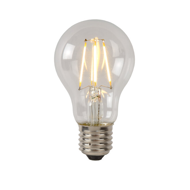 Lucide A60 Class B - Filament lamp - Ø 6,4 cm - LED Dimb. - E27 - 1x7W 2700K - Transparant