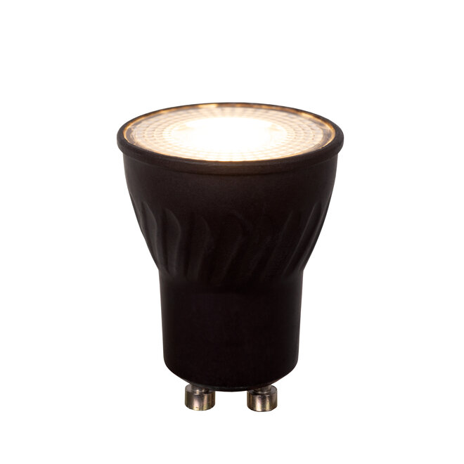 Lucide MR11 - Led lamp - Ø 3,5 cm - LED Dimb. - GU10 (MR11) - 1x3,8W 2700K - Zwart