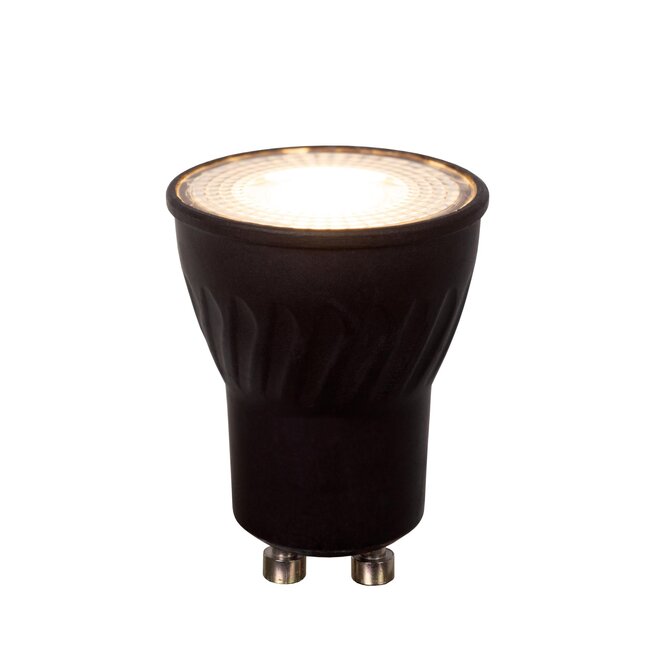 Lucide MR11 - Led lamp - Ø 3,5 cm - LED Dimb. - GU10 (MR11) - 1x3,8W 2700K - Zwart