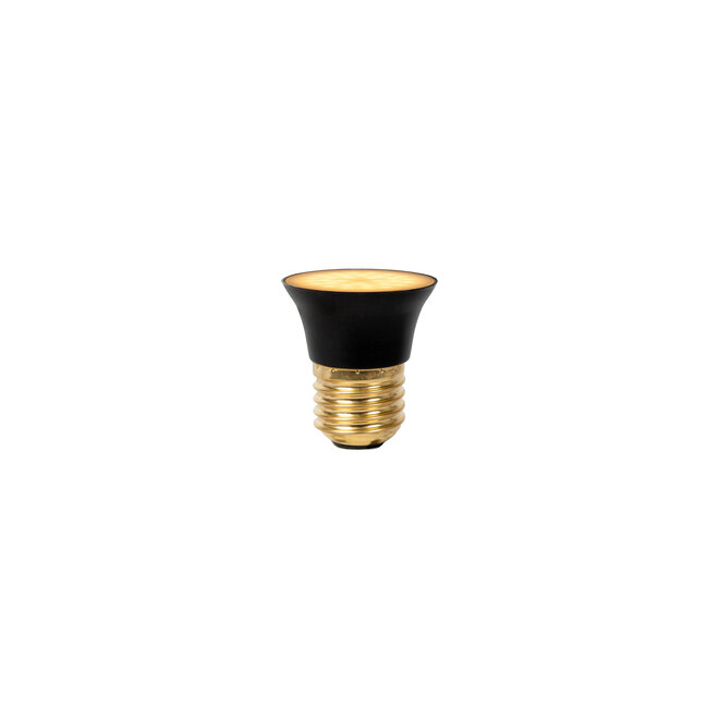 Lucide G45 - Led lamp - Ø 4,3 cm - LED 3 StepDim - E27 - 1x5W 2700K - Zwart