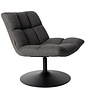 Dutchbone Bar Fauteuil Donkergrijs Textiel - Copy