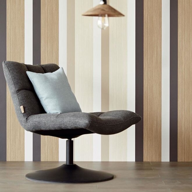 Dutchbone Bar Fauteuil Donkergrijs Textiel - Copy