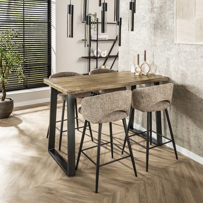 Barstoel Salon verpakt per 2 / Cargo zand