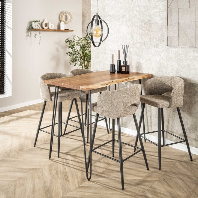 Barstoel Salon verpakt per 2 / Cargo zand