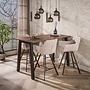 Bartafel Edge Pure 147cm / Massief acacia bruin