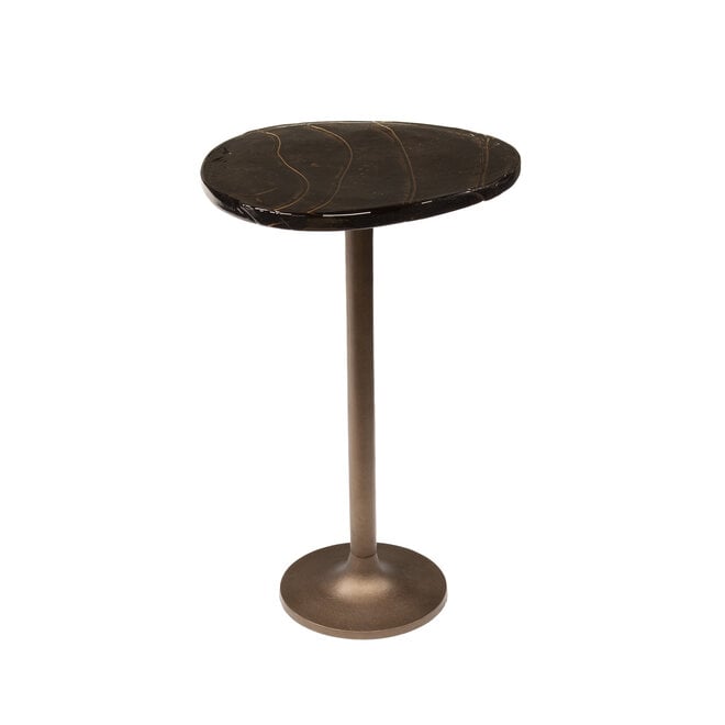 Bijzettafel Eclipse hoog / Antiek koper