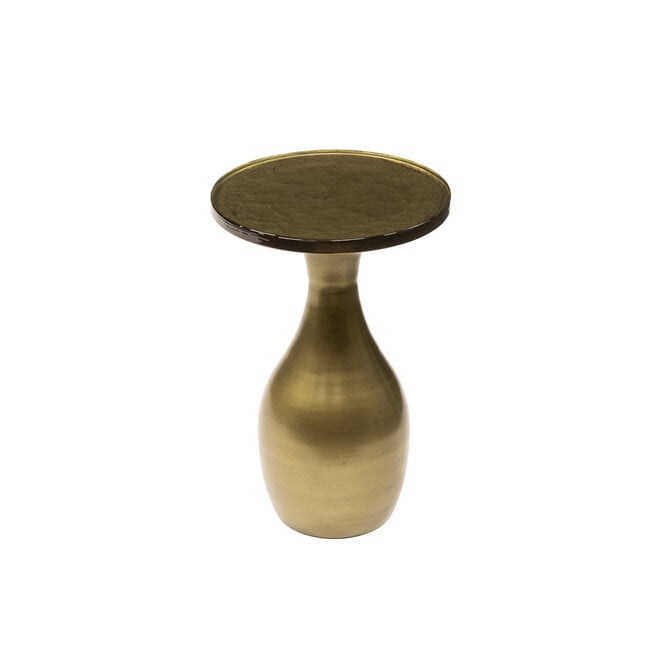 Bijzettafel Eclipse Drop S / Antiek goud