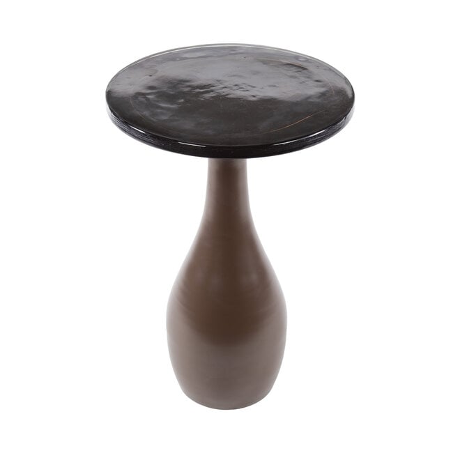 Bijzettafel Eclipse Drop M / Antiek koper