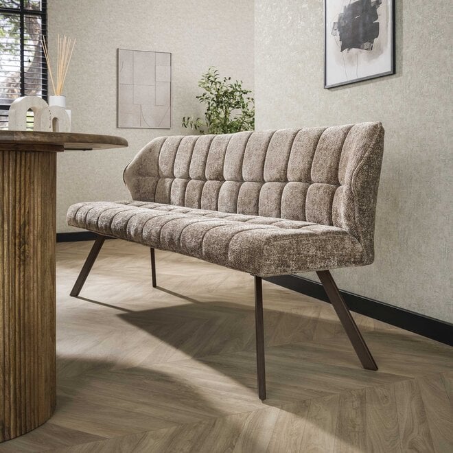 Eetkamerbank Raster / Hoven champagne-bruin