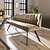 Eetkamerbank Raster / Velours champagne