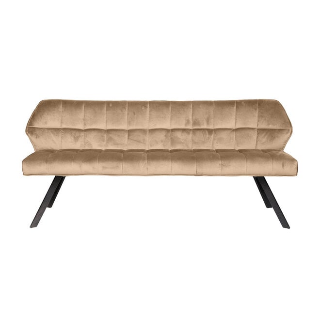 Eetkamerbank Raster / Velours champagne