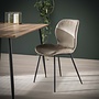 Stoel Rondea verpakt per 4 / Velours champagne