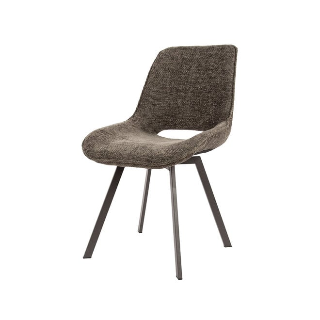Stoel Swivel draaibaar verpakt per 4 / Hoven taupe