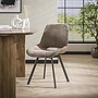 Stoel Swivel draaibaar verpakt per 4 / Hoven champagne