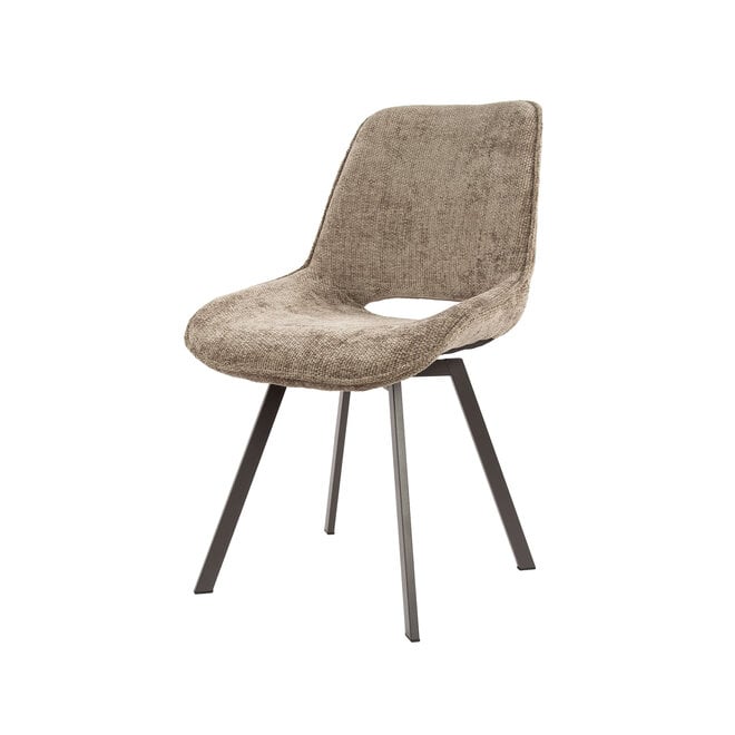 Stoel Swivel draaibaar verpakt per 4 / Hoven champagne