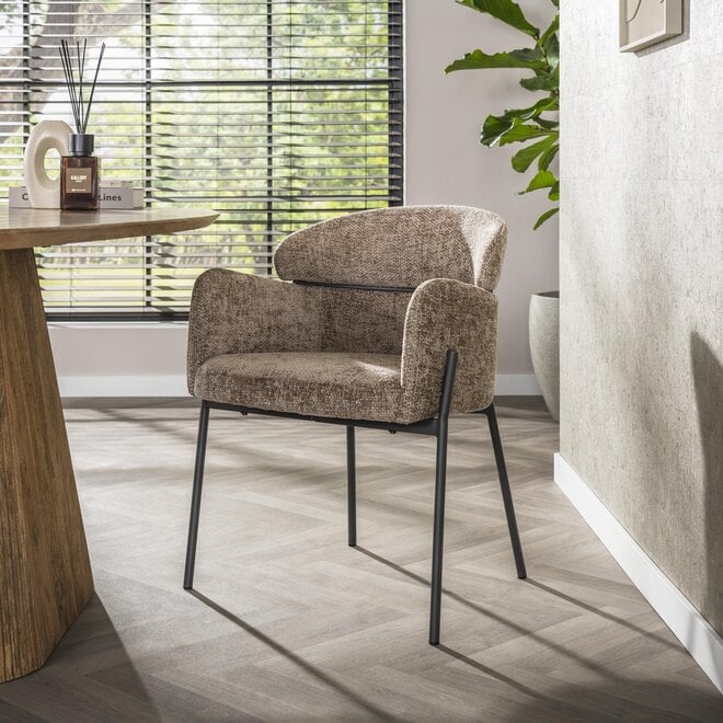 Armstoel Curva verpakt per 2 / Hoven champagne