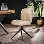 Stoel Comfort draaibaar verpakt per 2 / Bouclé zand