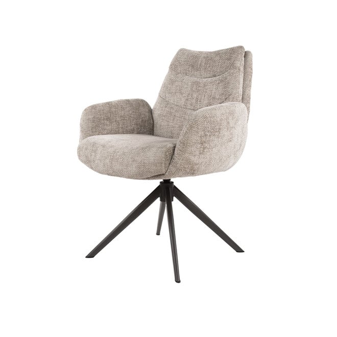 Armstoel Lounge draaibaar verpakt per 2 / Hoven zand