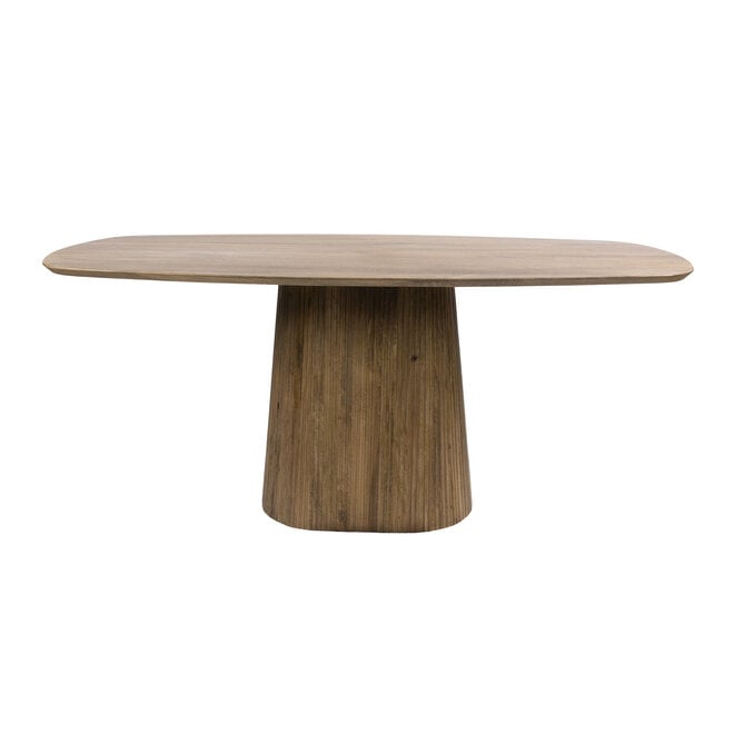 Eettafel Wave Centro deens ovaal 180cm / Massief mango zand