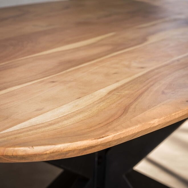 Eettafel Arhus Solid deens ovaal 215cm / Massief acacia