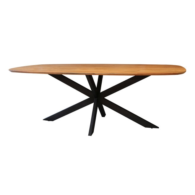 Eettafel Arhus Solid deens ovaal 215cm / Massief acacia