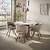 Eettafel Romano Centro rond Ø120cm / 3D keramiek travertin